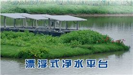 漂浮净水平台