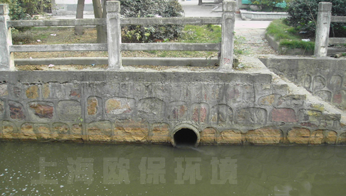 处理前水体严重黑臭，透明度及溶解氧几乎为零