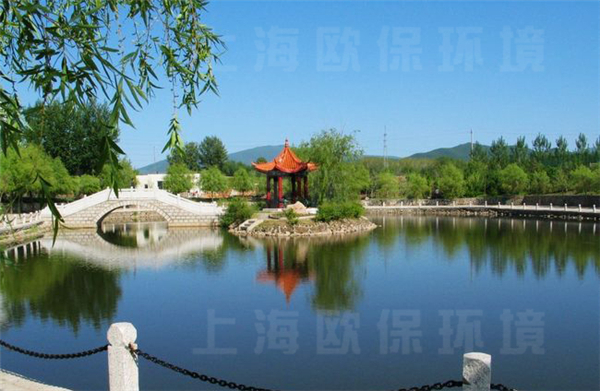 重庆双龙湖公园，人工湖治理