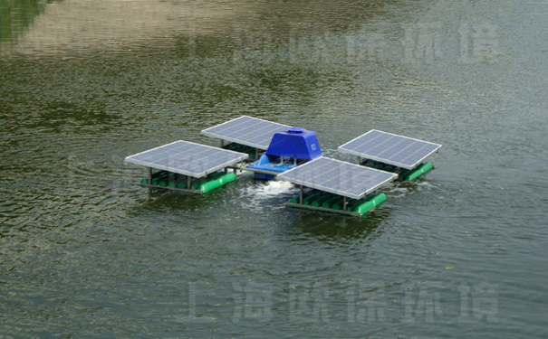 太阳能曝气机 在河道中的应用，节能环保