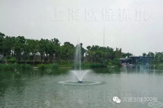 浮水喷泉曝气机，增氧造景