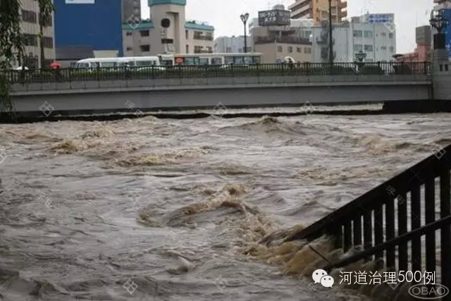 栃木县洪水泛滥场景