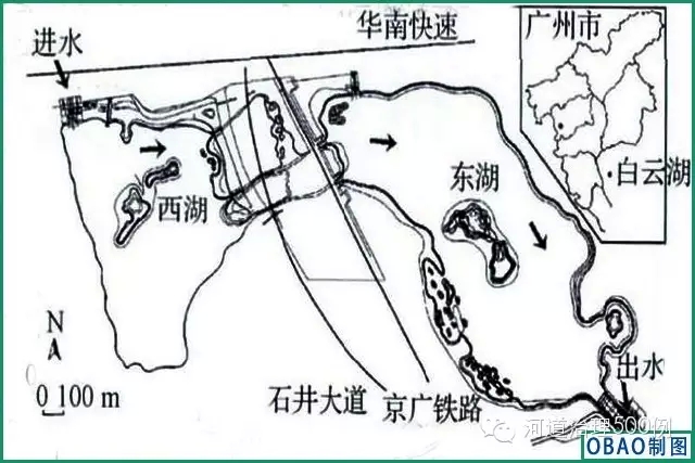 白云湖地理位置图