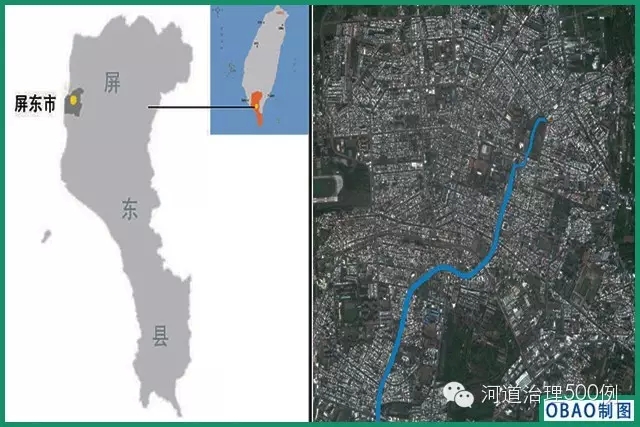 屏东县万年溪地理位置