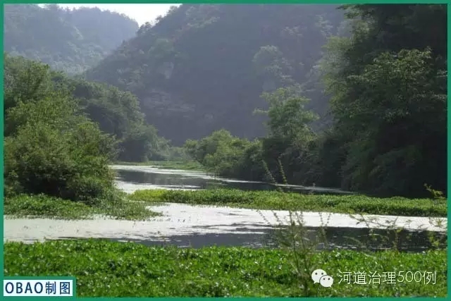 河道滞留塘系统处理山区污染河水